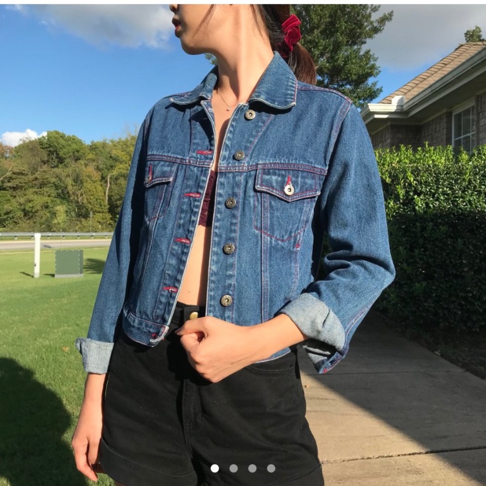 Vintgae denim jacket - Picture 1 of 4